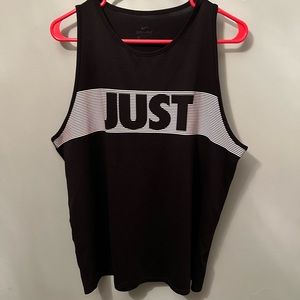 Nike just do it tank top xl